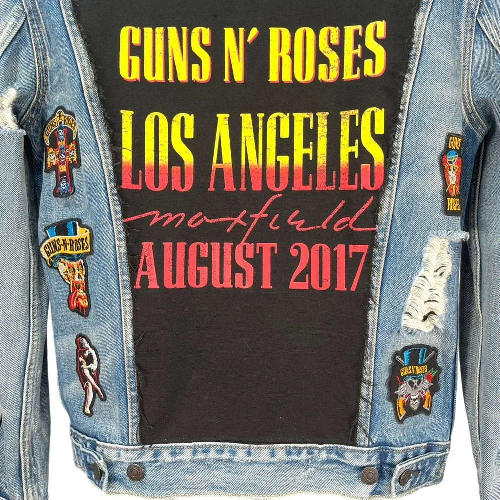 Levi’s Guns N Roses Mayfield Was‎ Here Denim Jacket Unisex Medium